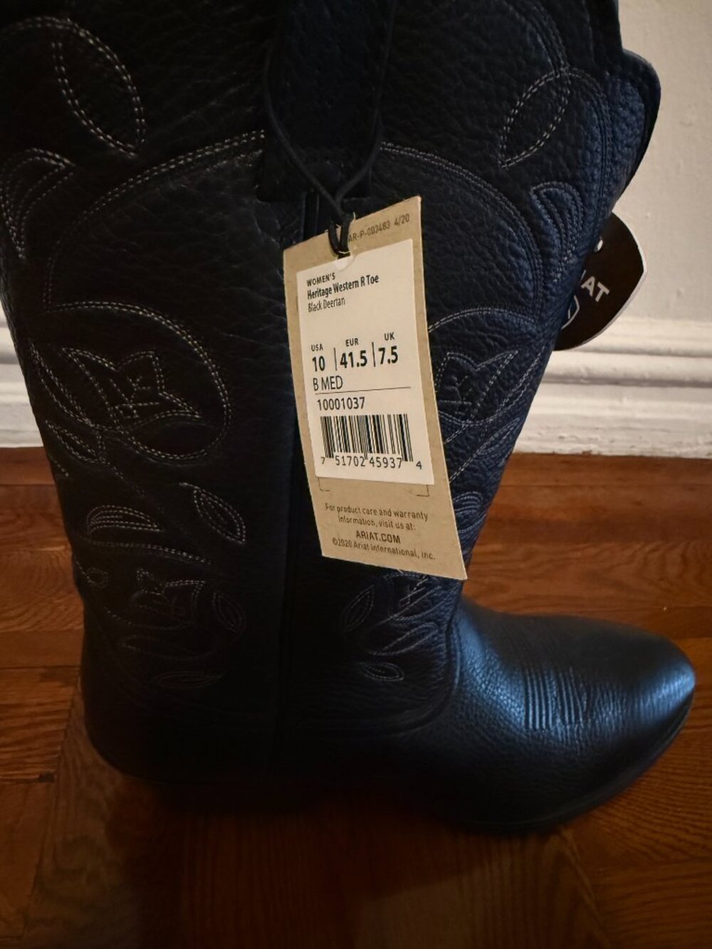 Ariat Women's Heritage Western R Toe Western Cowboy Boot - Picture 7 of 7